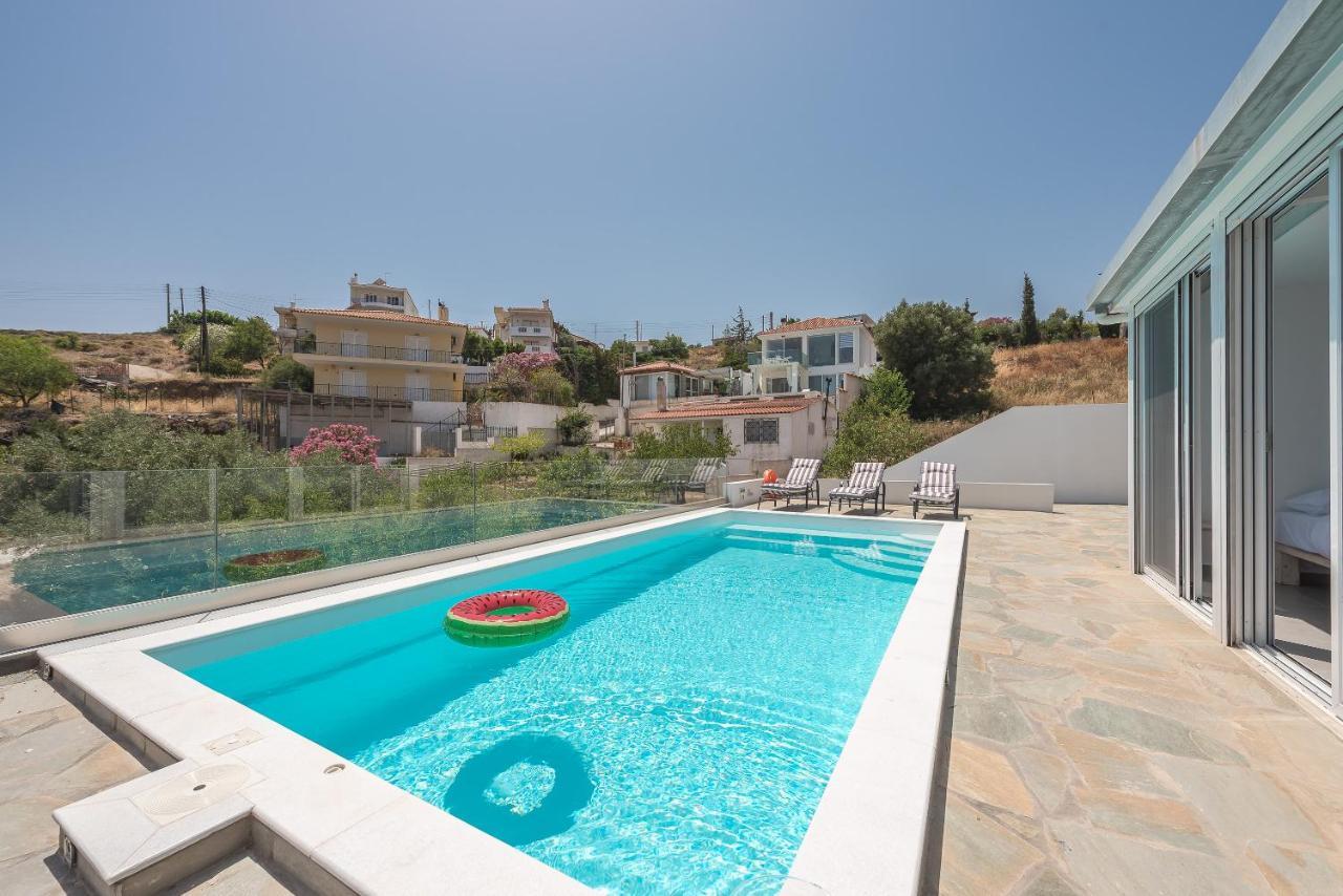 Villa Luna Private Heated Hydro Pool Bbq Beach 4Min Αγία Μαρίνα Μικρολίμανου Εξωτερικό φωτογραφία