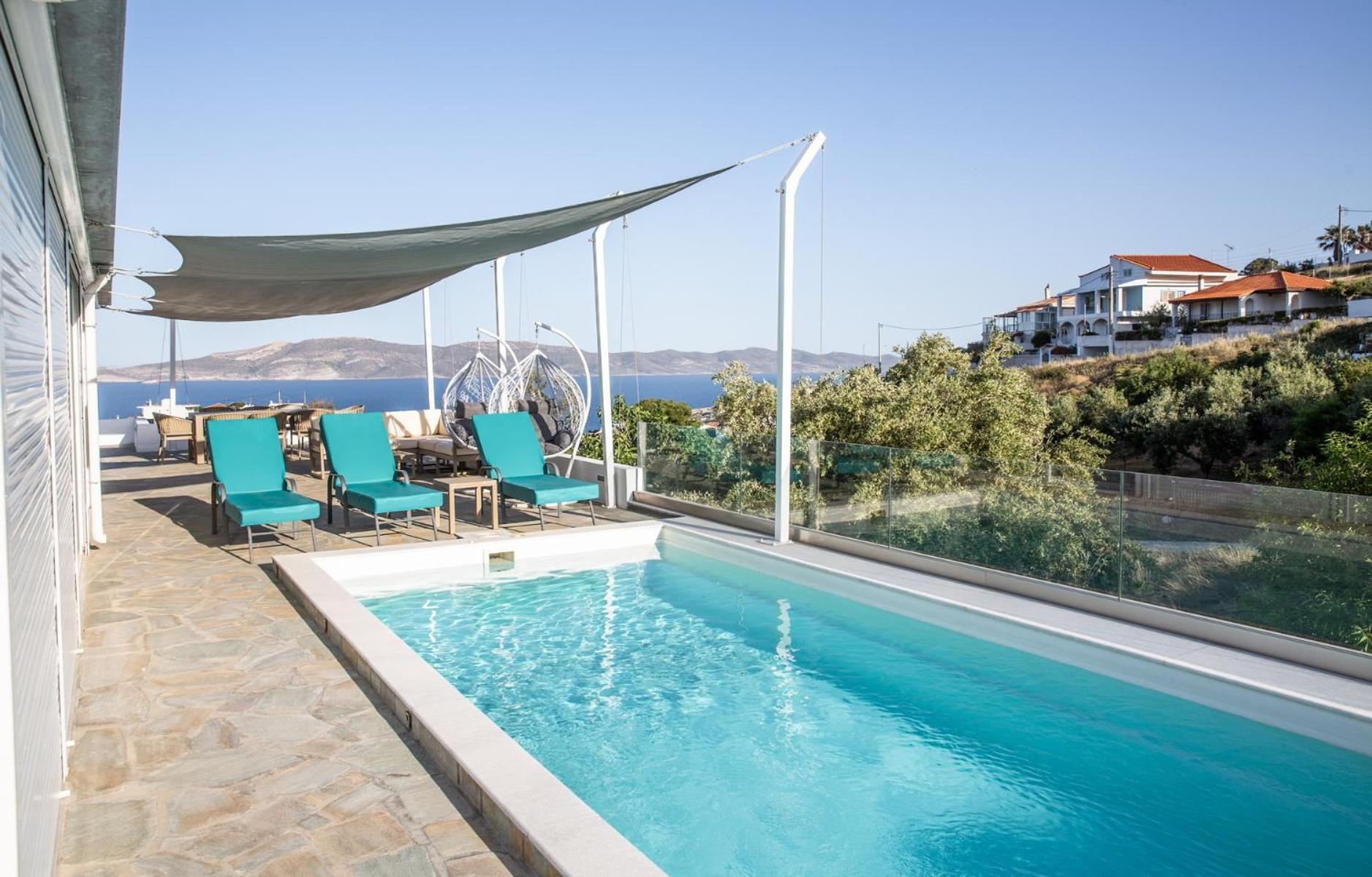 Villa Luna Private Heated Hydro Pool Bbq Beach 4Min Αγία Μαρίνα Μικρολίμανου Εξωτερικό φωτογραφία